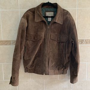 Vintage Basic Equipment leather bomber jacket